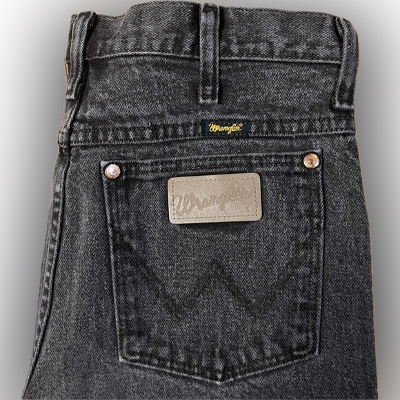 Vintage Black denim wranglers size 29 x 36 - Picture 2 of 8